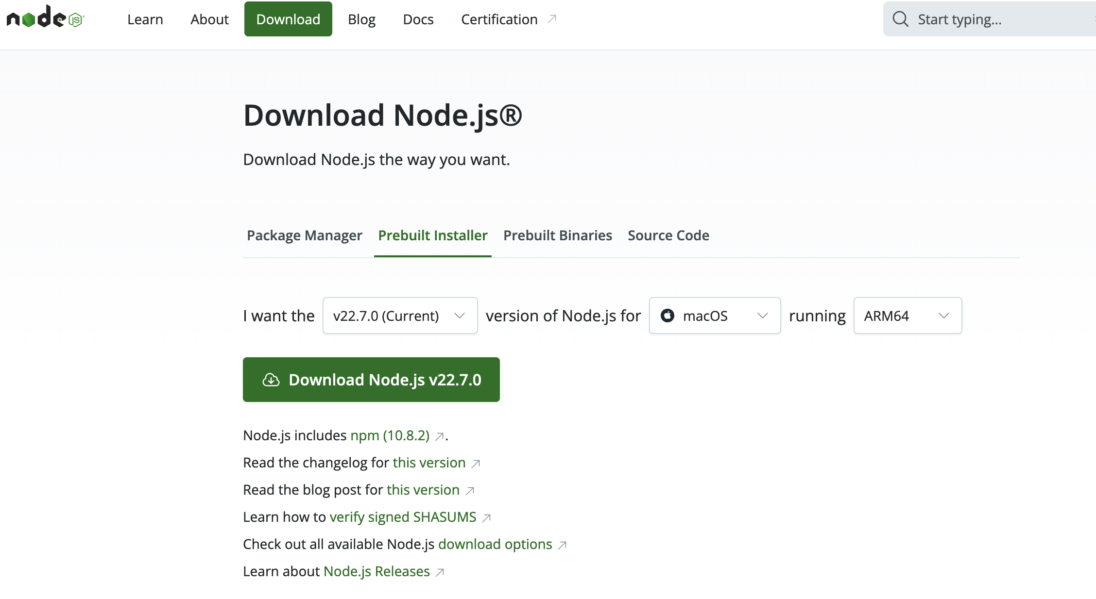 二哥的 PmHub：Node.js 官方