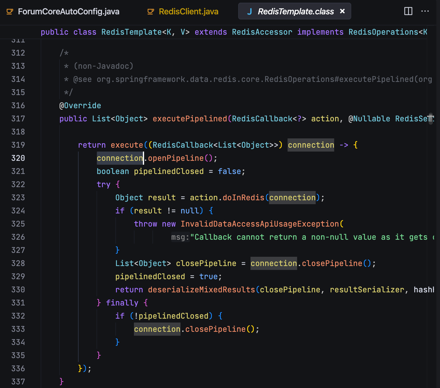 二哥的 Java 进阶之路:RedisTemplate的executePipelined