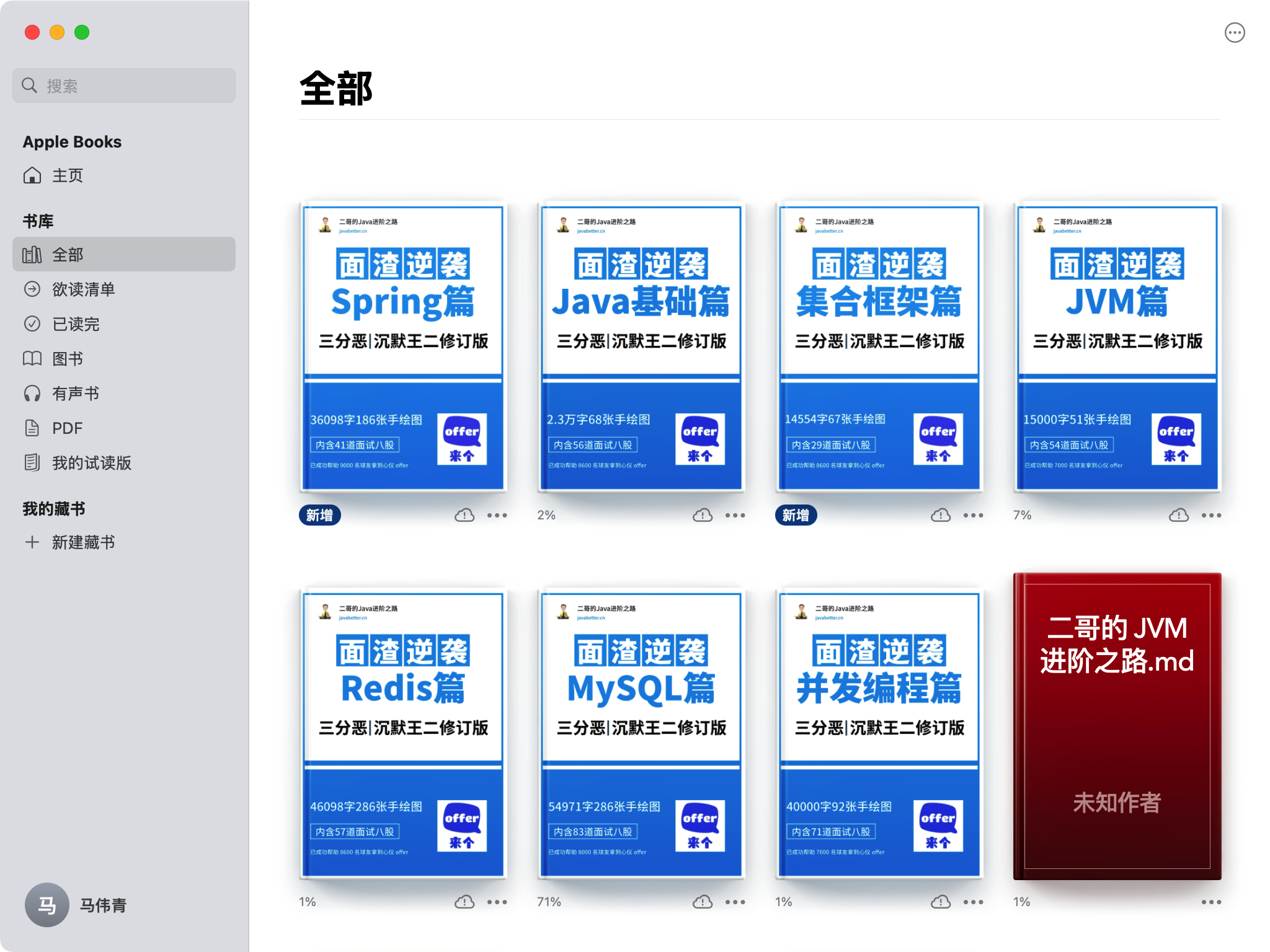 Spring、Redis、MySQL、Java 基础、集合框架、JVM、并发编程